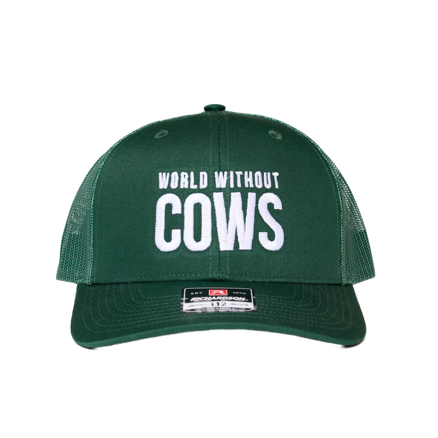 World Without Cows Richardson Trucker Cap
